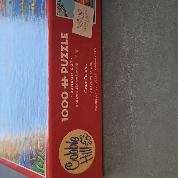 Cobble Hill DoodleTown: Gone Fishing 1000 Piece Jigsaw Puzzle - Picture 4 of 7